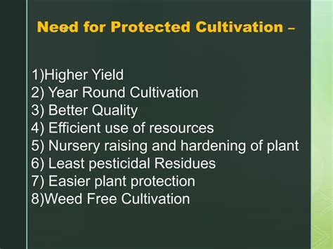 Protected Cultivation Ppt