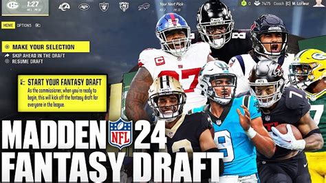 Madden 24 Guide How To Make A Fantasy Draft In Madden 24 Franchise Mode Z2ucom