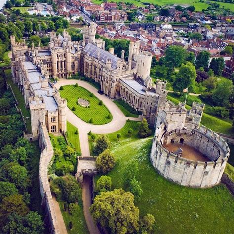 Arundel Castle Arundel Sussex England From British Medieval History