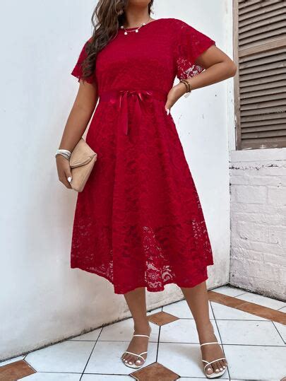 Shop Plus Size And Curve Elegant Dresses Shein Usa