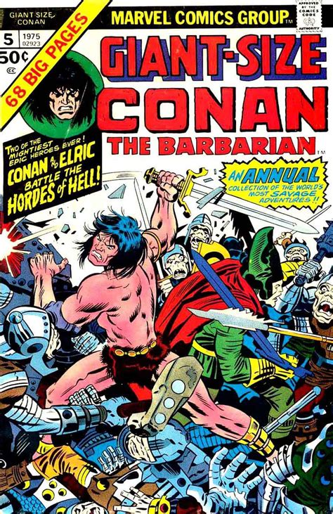 conan the barbarian comic book covers marvel | Giant-size Conan the ...