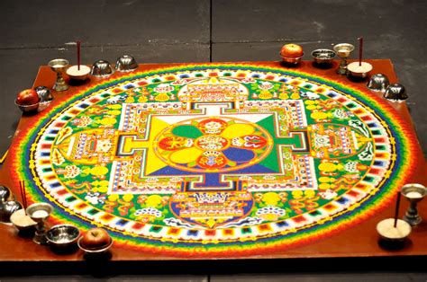 Buddhist Sand Mandala Destruction