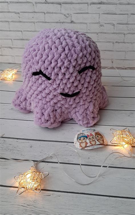 Reverse Octopus Plush 2021 Plushcrochet Cute Reversible Etsy