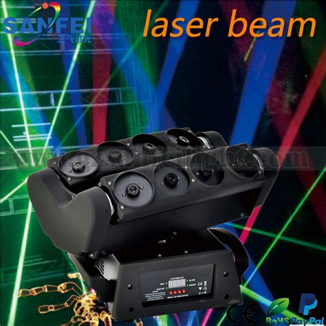 RGB Laser 8 Heads Moving Head Spider Beam Light China Spider Light