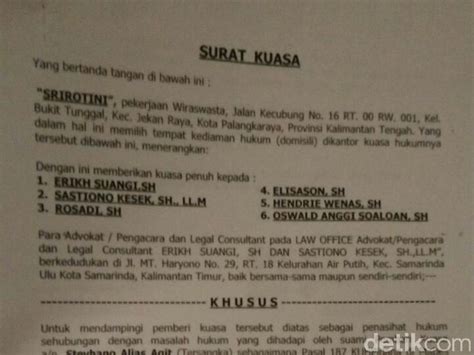 Detail Contoh Surat Kuasa Mewakili Tanda Tangan Koleksi Nomer