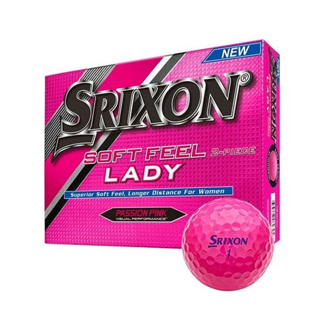 Srixon Soft Feel Lady Golf Balls Pink 12 Pack