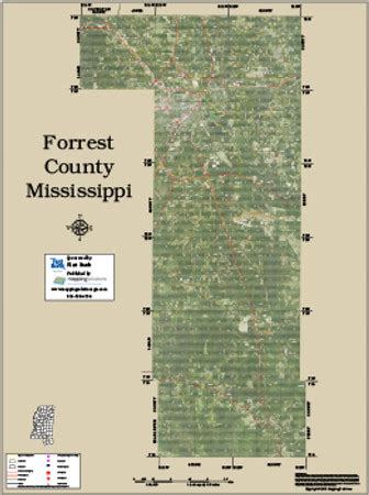 Forrest County Mississippi 2015 Aerial Map, Forrest County Parcel Map 2015, Forrest County Plat ...