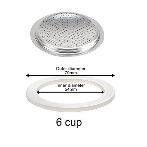 rubber seal  sieve replacement gasket seal  coffee espresso moka