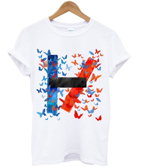 Butterfly Art Twenty One Pilots Logo Unisex T Shirt