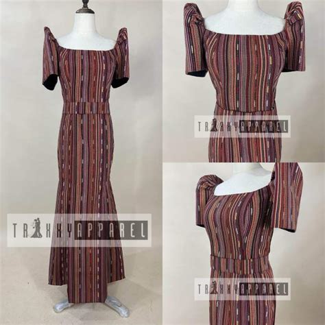Filipiniana Long Gown Ethnic Lazada Ph