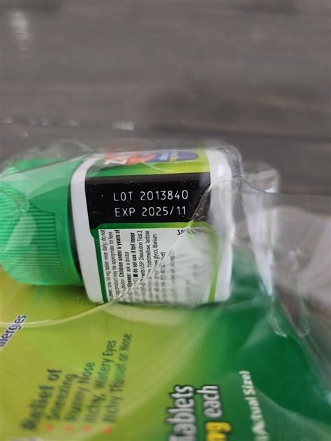 Zyrtec 24 Hour Allergy Relief 10mg Tablets 60 Count Exp 112025 O