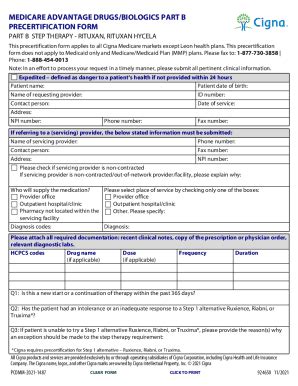 Fillable Online Medicare Advantage Precertification Form Part B Step