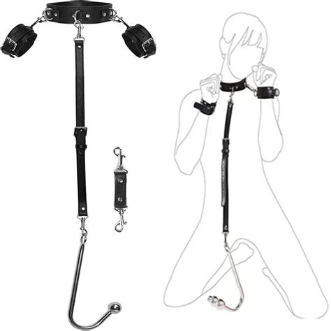 Sex Toys Couples Sexy Games Metal Anal Hook Harness Neck Collar Bdsm