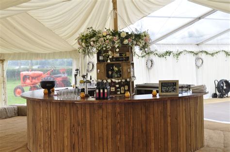 Atrium Frame Marquee Abbas Marquees Rustic Bar Outdoor Wood Bar