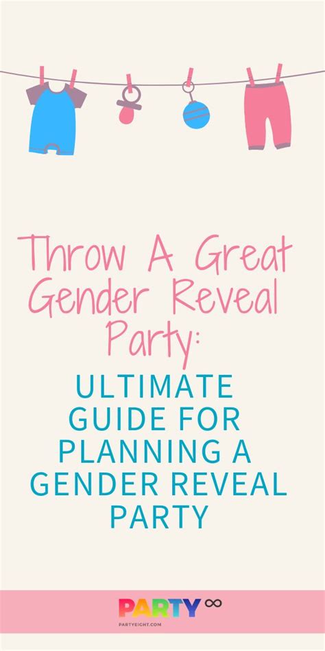 How To Throw A Great Gender Reveal Party Ultimate Guide For Planning A