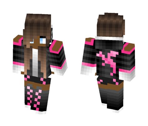 Download Cute Girl with hoodie Minecraft Skin for Free. SuperMinecraftSkins