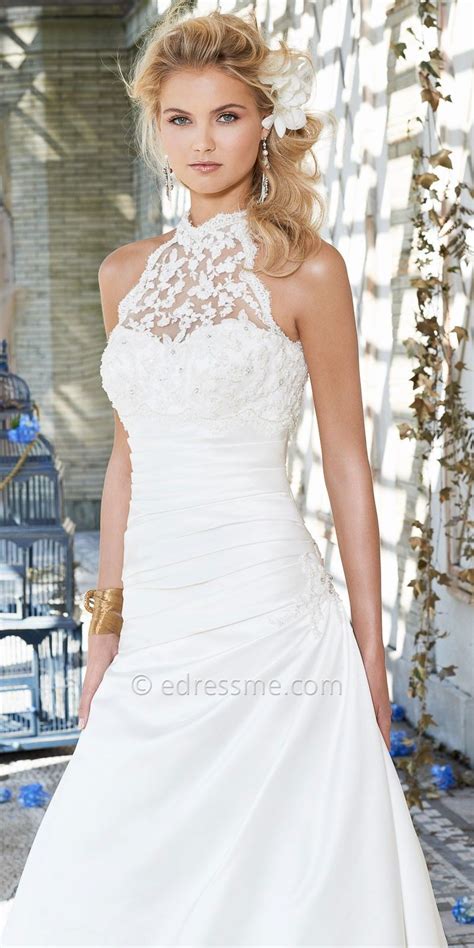 Beaded Lace Halter Wedding Dresses By Camille La Vie Halter Wedding