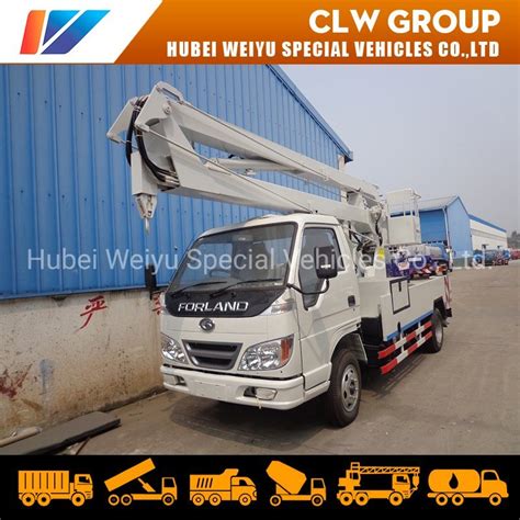 4X2 Isuzu 18 Meters Truck Mounted Aerial Work Platforms Aerial Platform