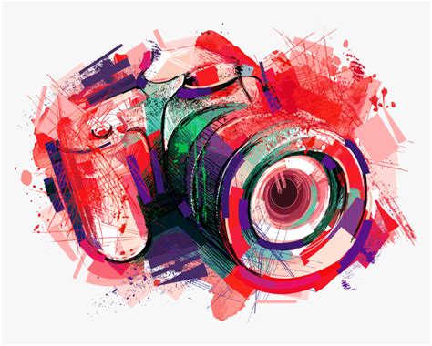 Camera Photography Watercolor Painting Camera Logo Png Colored