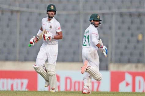 Ban Vs Afg Test Zakir Najmul Fifties Help Bangladesh Take Huge Lead