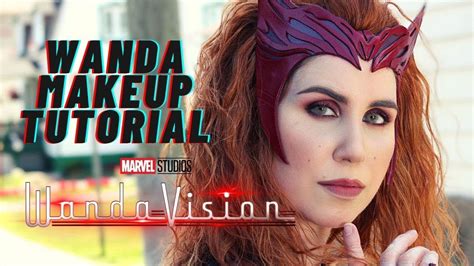 Wanda Scarlet Witch Wandavision Cosplay Makeup Tutorial Youtube