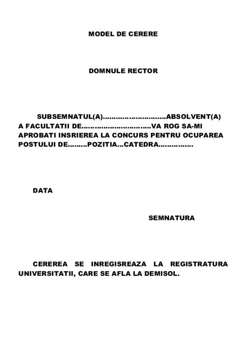 Cerere De Demisie Model Formslassa