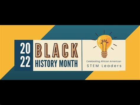 Black History Month Celebrating African American Stem Leaders