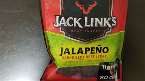 Jack Links Beef Jerky Jalapeno Review Youtube