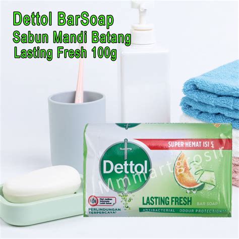 Dettol Bar Soap Sabun Mandi Batang Lasting Fresh G Lazada