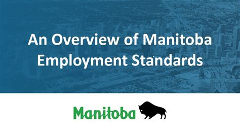 An Overview Of Manitoba Employment Standards YouTube