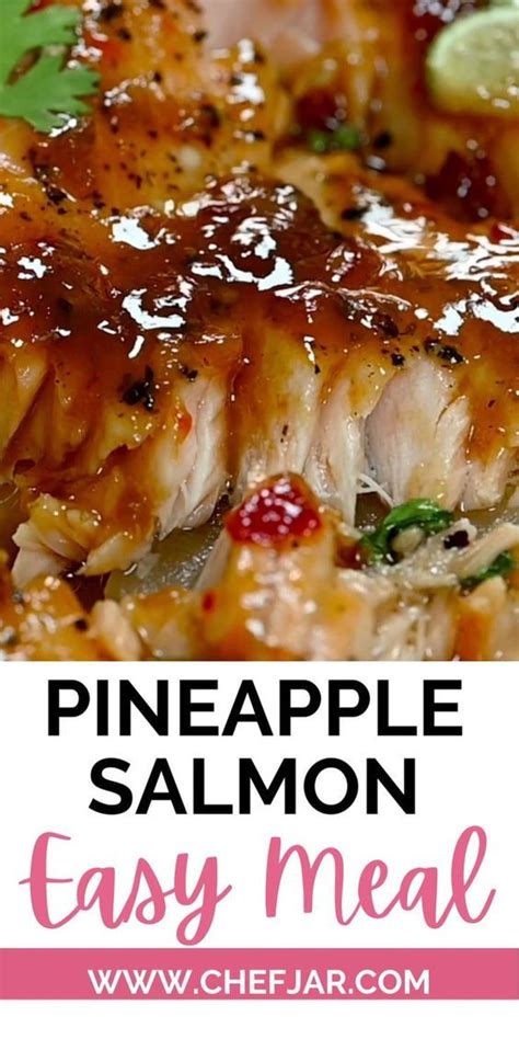 Baked Pineapple Salmon Chefjar Artofit