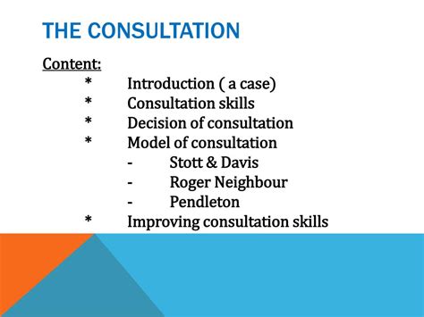 Ppt The Consultation Powerpoint Presentation Free Download Id2014808