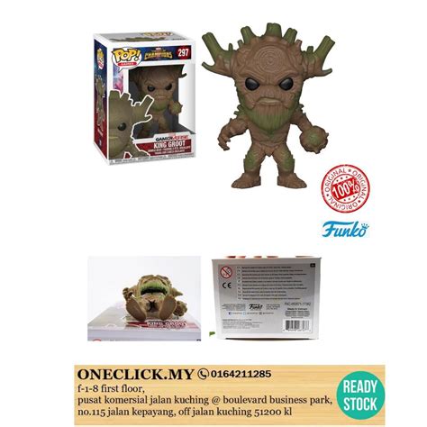 Funko Marvel: Contest of Champions King Groot Pop! Vinyl Figure ...