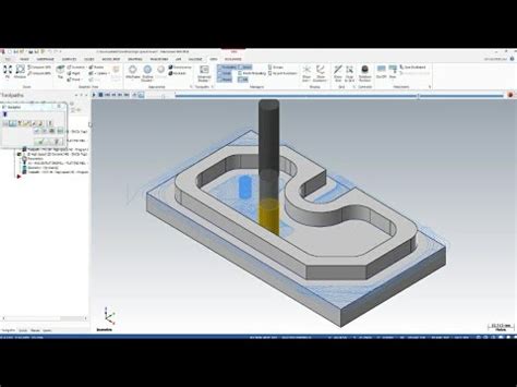 Tutorial MasterCam 2D High Speed Toolpath Dynamic Mill YouTube