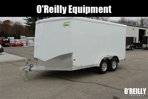 2024 Neo Nhd 75 X 14 Hd Aluminum Enclosed Cargo Trailer Ramp Door