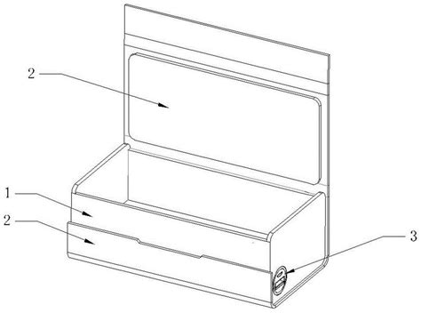 一种多功能收纳盒及工具盒电子产品放置盒和化妆盒的制作方法 2