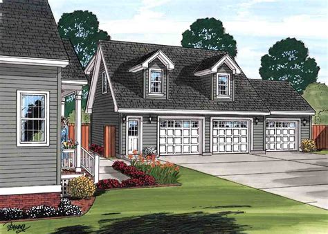 Garage Plan Car Garage Apartment Country Style