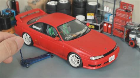 Nissan Silvia S14 Model Car Full Build Step By Step FUJIMI YouTube