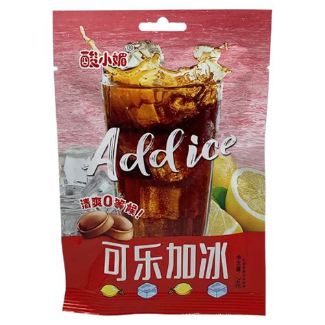 Кислые конфеты со вкусом колы Add Ice, 24 гр – купить за 50 руб ...