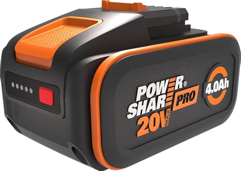 Amazon Worx WA3644 PowerShare Pro 20V 4 0Ah High Capacity Battery