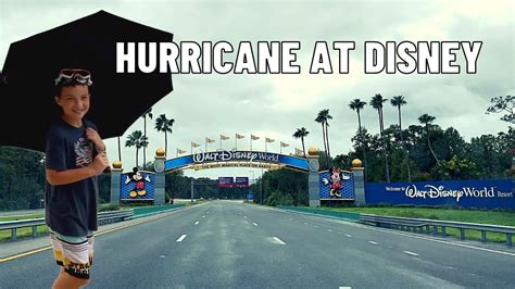 What It S Like Staying At Walt Disney World During Hurricane Ian Youtube