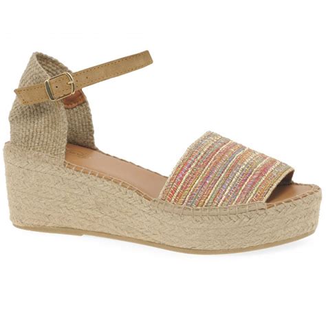 Toni Pons Ivet Womens Espadrille Wedge Sandals 100th Anniversary From