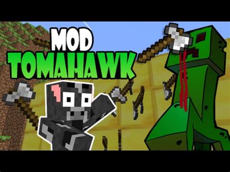 Mod Tomahawk En Minecraft Lanza Hachas Youtube