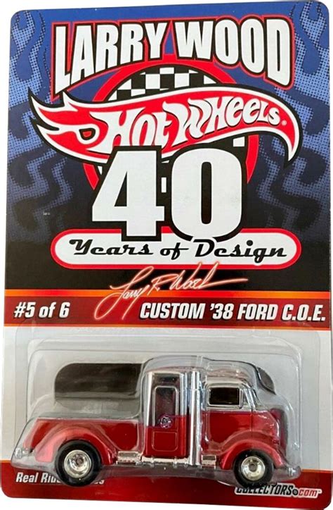Custom 38 Ford C O E Larry Wood 40 Years Of Design 2009 Hot Wheels Red Line Club HWRLC