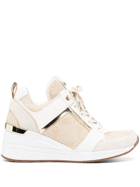 Michael Kors Georgie Monogram Pattern Sneakers Farfetch