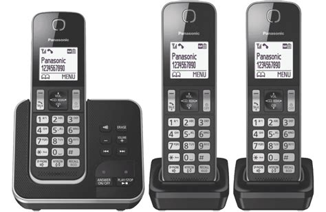 Panasonic Cordless Phone Triple Pack Kx Tgd323alb