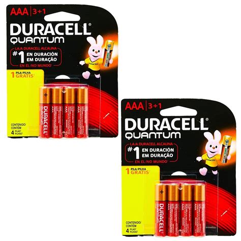 Pilhas Aaa Palito Duracell Quantum Alcalina Tipo Modelo Comum