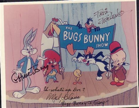 Bugs Bunny And Gang Signed Photograph Auction