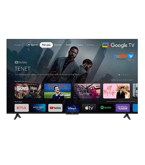 TCL 50 P635 4K HDR Google Smart Frameless TV 50P635 TV GURU