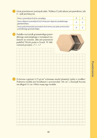 Page 2 Matematyka z kluczem klasa 8 semestr 2 Powtórzenie V